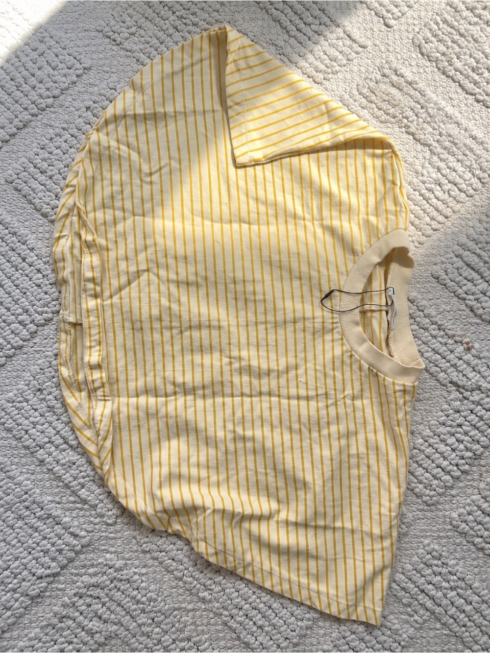 Yellow Stripe Short-Sleeve Tee